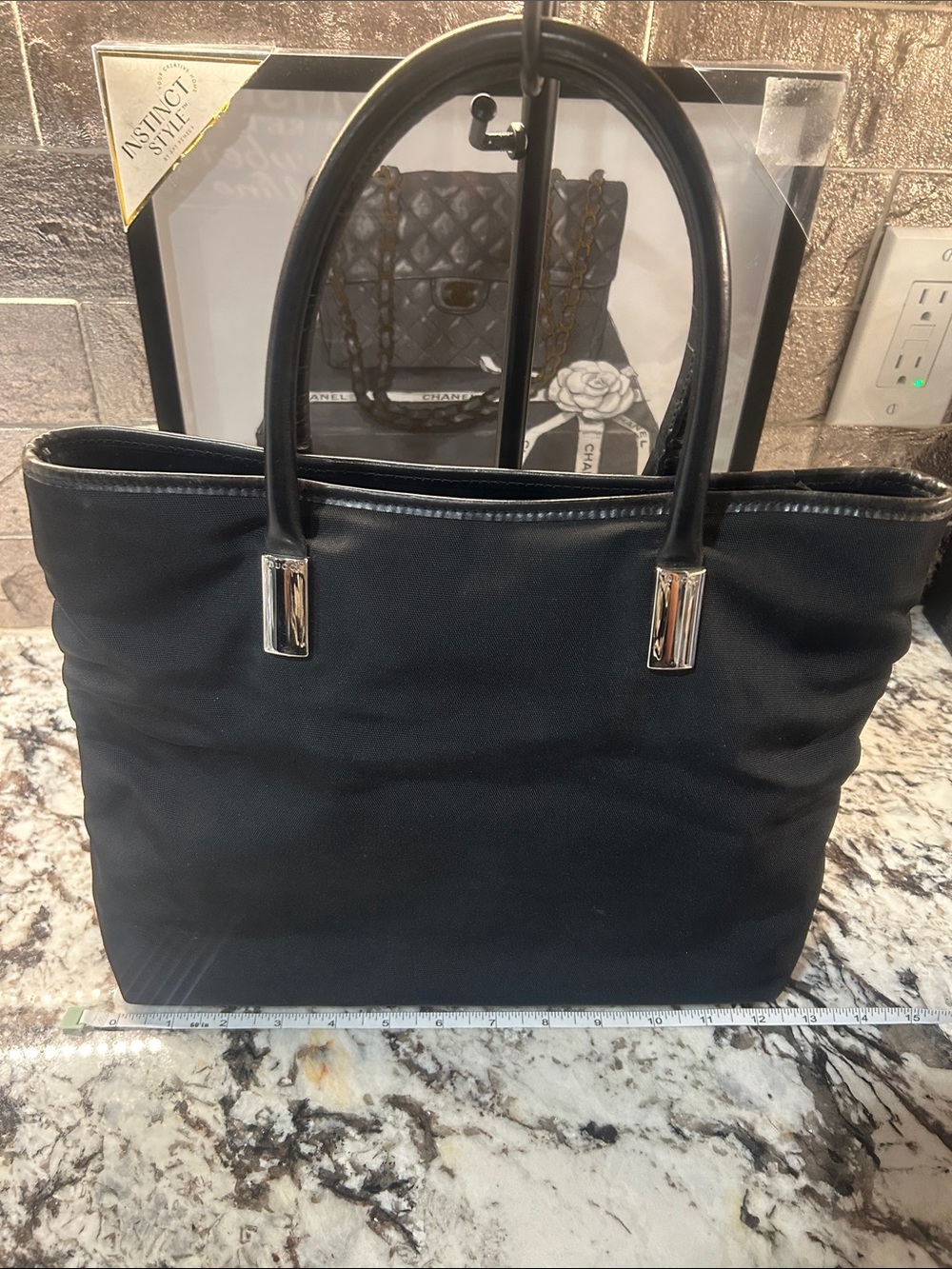Gucci Black Tom Ford Tote with Silver-Tone Hardware EUC - Picture 16 of 16